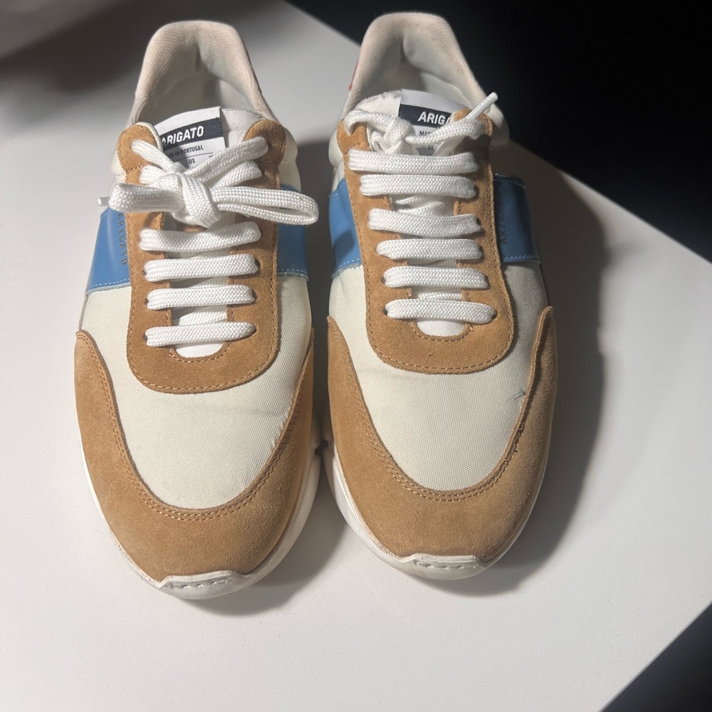 Axel Arigato Cream and Blue Men's Sneakers